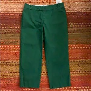 Talbots Green 4P Cropped Chinos